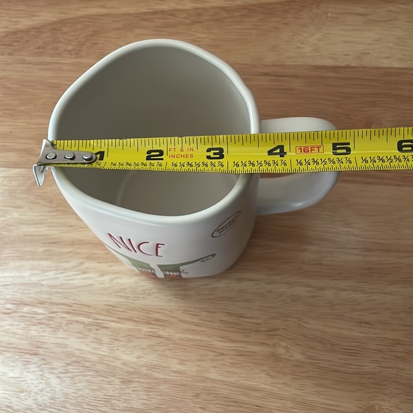 Rae Dunn Double Sided Nice Naughty Christmas Holiday Elf Ceramic Elf Mug-NEW - Picture 10 of 10